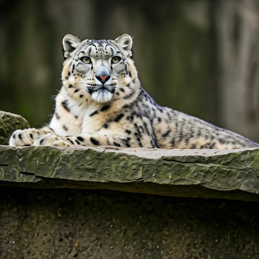Image of a snow leopard