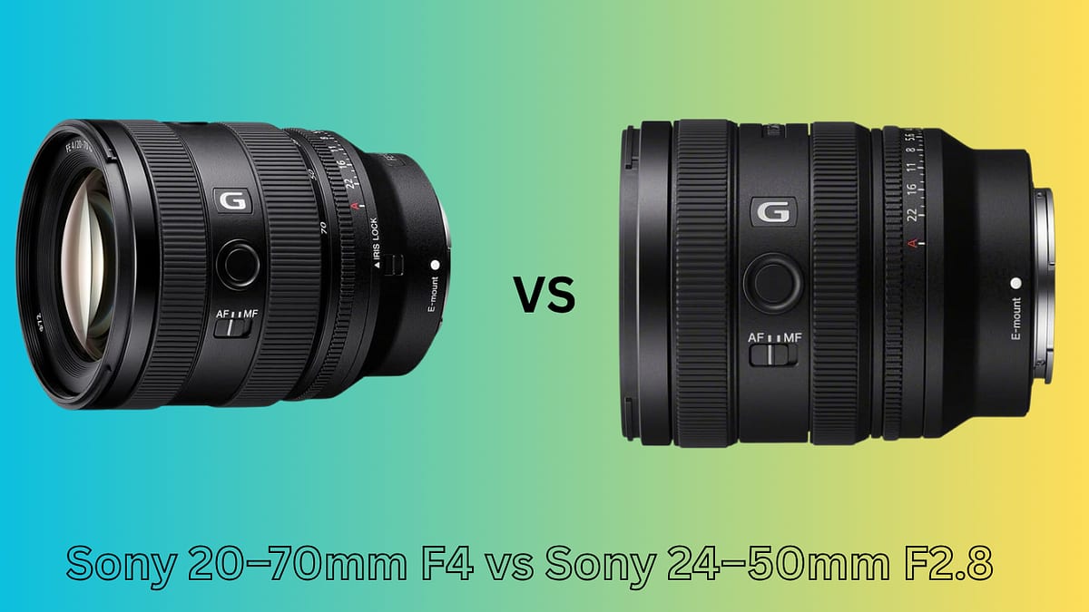 Sony 20–70mm F4 vs 24–50mm F2.8