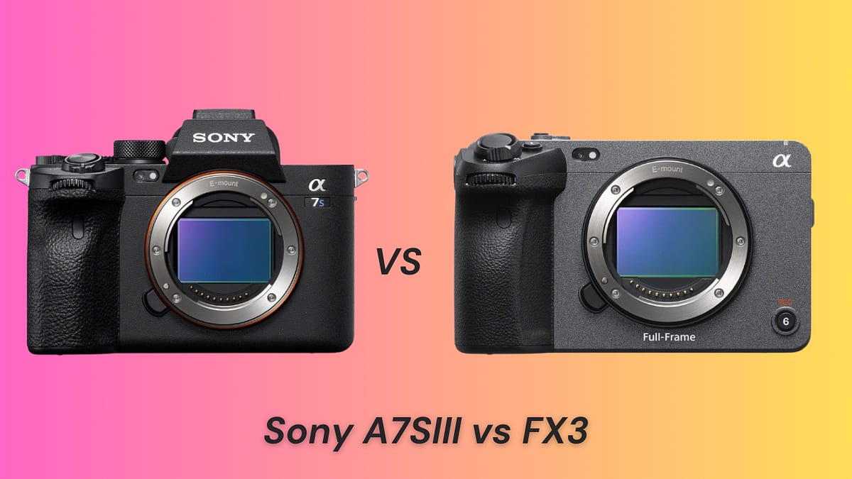 Sony A7SIII vs FX3